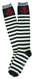 Juicy Couture Navy Striped Anchor Knee High Socks