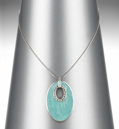 Sparkle Enamel Pendant Necklace