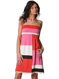 Sweetees Dress - Patchwork in Pink Red White Black - Dresses