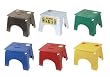 B&R Plastics 101-6AS-ASST EZ Foldz Step Stool - Pack of 6