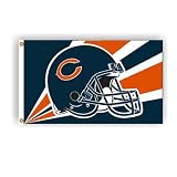 Chicago Bears NFL Helmet Design 3'x5' Banner Flag