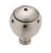 Brainerd PBF315Y-BSP-CP 28mm Round Ring and Dot Knob