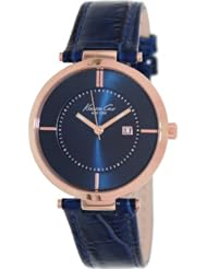 Kenneth Cole New York Blue Croco-Embossed Strap Womens watch #KC2801
