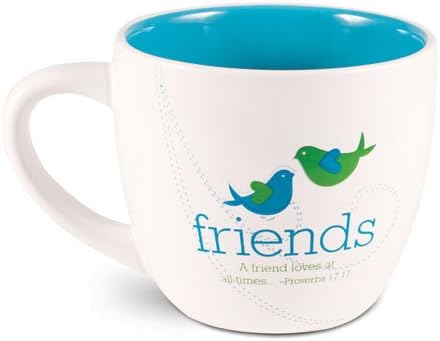 Friends Ceramic Coffee Tea Mug With Birds LCP