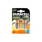 Duracell Rechargeable Nimh AAA Batteries, 4-pack
