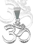 Stainless Steel Aum, Om, or Ohm Symbol Pendant