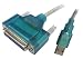 Electronics : E-Solution USB - Parallel (25DB) Printer Cable -ES-PM2