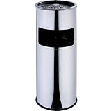 KAISERHOFF 2in1 38 L Standaschenbecher & Mülleimer - Standascher - Aschenbecher Eimer Abfalleimer