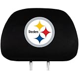 Team ProMark Pittsburgh Steelers Head Rest Covers - Set of 2
