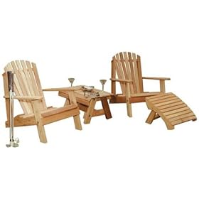 Red Cedar Keystone Adirondack Group by Adirondack Furniture
