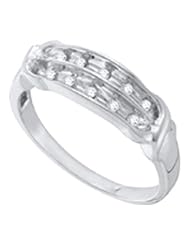 0.13CT DIAMOND CLUSTER BAND