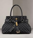 41U5daQb4OL. SL160  Marc Jacobs Kari Quilted Satchel Bag Tote Black