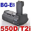 Battery Grip BG-E8 for Canon EOS 550D / Rebel T2i SLR Digital Camera