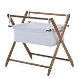 Cariboo Gentle Motions Bassinet in Teak