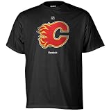 Calgary Flames -Black- Primary Logo Long Sleeve T-Shirt