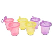 The First Years 6 Pack Take & Toss Spill Proof Cups, Colors May Vary , 7 Ounce