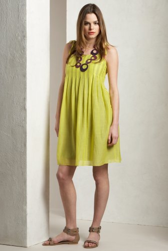Limited Collection Pleat Front Dress with Silk clothing