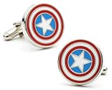 Captain America Marvel Comics Cufflinks Cuff Links