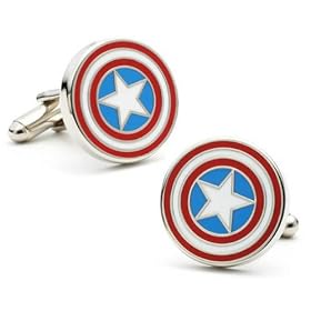 Captain America Marvel Comics Cufflinks Cuff Links by 