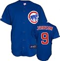 Reed Johnson Jersey: Adult 2009 Majestic Alternate Blue Replica #9 Chicago Cubs Jersey