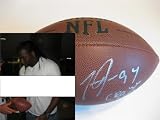 TYSON JACKSON,KANSAS CITY CHIEFS,LSU,TIGERS,SIGNED NFL FOOTBALL WITH PROOF + COA