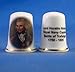 Porcelain China Collectable Thimble - Captain Horatio Nelson with Free Gift Box