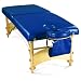 3B Scientific W60602B Blue Deluxe PorTable Massage Table, 72.5" Length x 29" Width