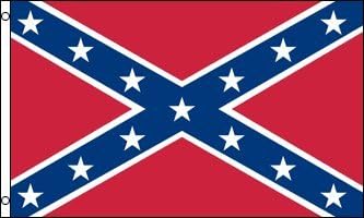 Rebel Confederate 5X8 5 Ft X 8 Ft Polyester Flag Banner Grommets New And Large