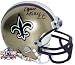 Deuce McAllister Autographed/Hand Signed New Orleans Saints Mini Helmet