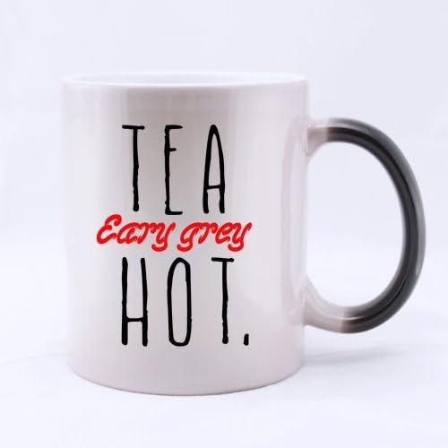 Popular Tea Eary Grey Hot Picard Star Trek Quote Fashion Designed Morphing Coffee or Tea Mug