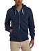 Fred Perry Men's Overdyed Hooded Zip Through Sweatshirt, Pacific Overdye, Large