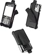 CELLET ELITE RUBBERIZED COATED SWIVEL BELT CLIP HOLSTER for RIM BLACKBERRY 8100 PEARL - RETAIL PACKAGING