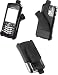 CELLET ELITE RUBBERIZED COATED SWIVEL BELT CLIP HOLSTER for RIM BLACKBERRY 8100 PEARL - RETAIL PACKAGING