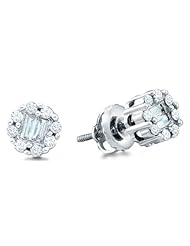 0.25 cttw. Diamond Fashion Earrings 14K White Gold