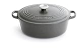 Le Creuset - Tradition - cocotte en fonte - ovale - stone - 27cm - 21002271200461