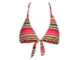 Guess Beaded Multi-striped Triangle Swimsuit-top M