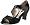Black Floral Patent