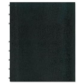 New-Blueline AF915081 - MiracleBind Notebook, College/Margin Rule, 9-1/4 x 7-1/4, White Paper, 75 Sheets - REDAF915081