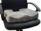 Bael Wellness Seat Cushion - For Lower Back Pain, Coccyx and Sciatica Pain, Orthopedic Grade Firm Support- Corrects Postures Naturally. Perfectly Sized for Any Chair and Auto Seat.