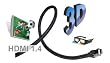 Pro Series 35 FT  Ultra High Speed HDMI 1.4 Cable 3D  (24AWG, Blue/Black)