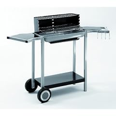 Grillchef 11446 Grillwagen mit Feuerschale 124 x 86,5 x 44 cm