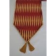 Sherry Kline Golden Gate Burgundy Red Luxury Table Runner