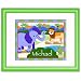 Wild Animals Green Personalized Print