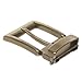 1 1/4 Inch (34 mm) Nickel Free Brass or Gold Clamp Belt Buckle