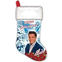 Elvis White Christmas Stocking