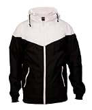 Produkt-Bild: "Urban Classics" Designer-Jacke "Arrow Windrunner" schwarz-wei&szlig;
