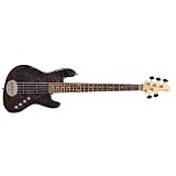 Lakland Skyline Series L55AJRTCH 5-Strings Bass Guitar, Translucent Charcoal