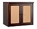 Babyletto Modo 2 Door Cork/Chalkboard Storage Cupboard, Espresso