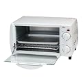 Elite Cuisine 4-Slice Toaster Oven Broiler -White