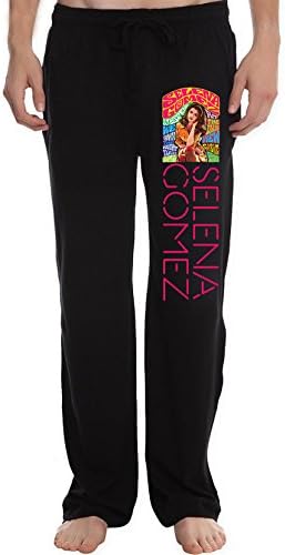 XJX Men's Selena Gomez Art Lounge Pajama Pants